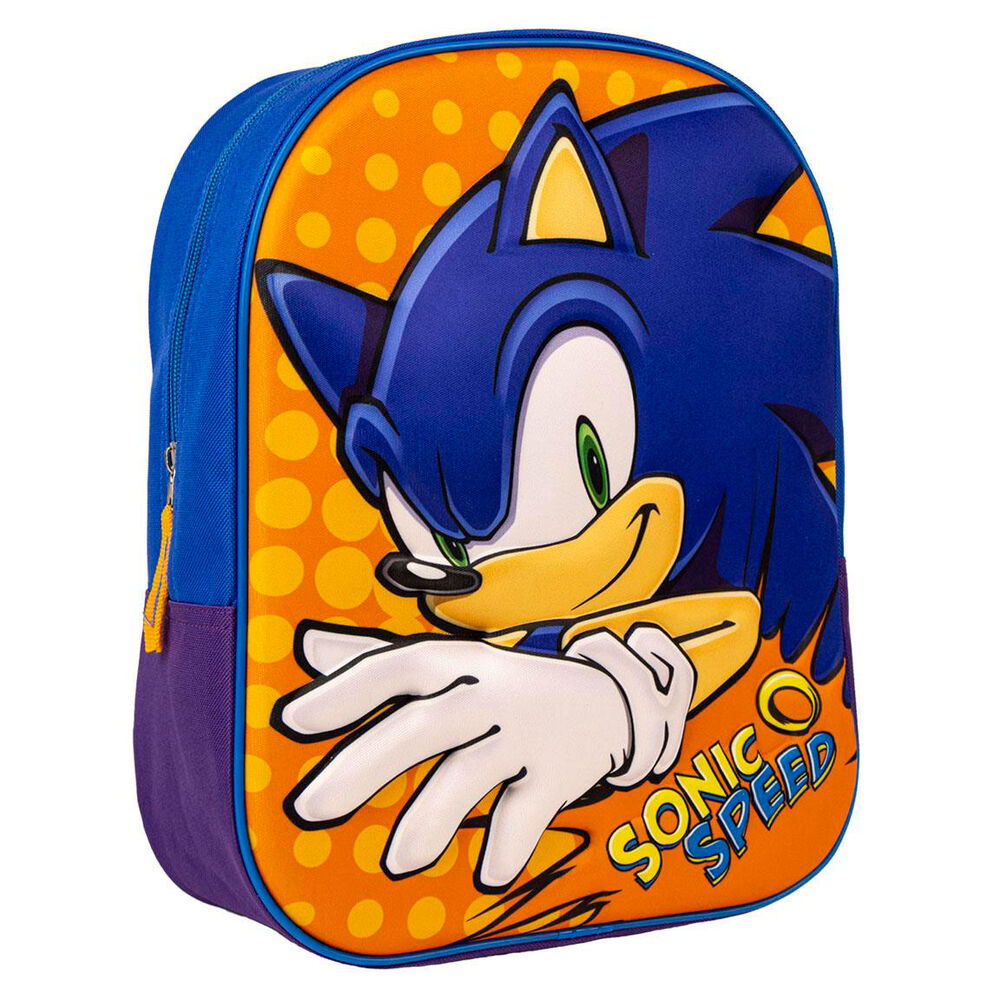 Mochila 3D Sonic The Hedgehog 31cm CERDÁ