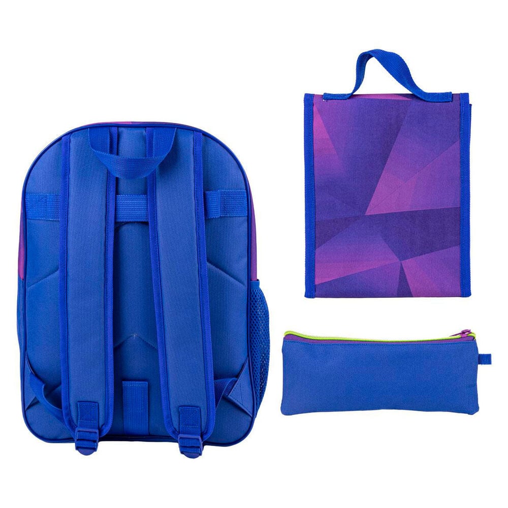 Mochila + portatodo + portamerienda Sonic Prime 42cm CERDÁ