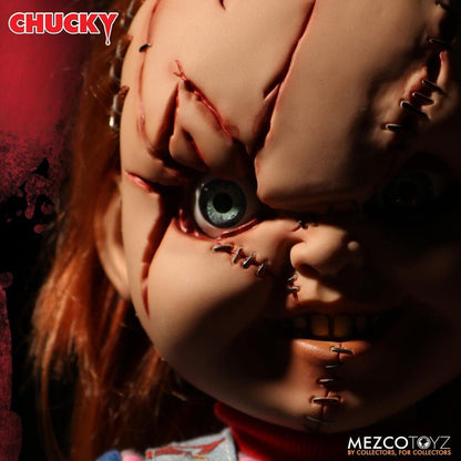 Figura Chucky El Muñeco Diabolico parlante 38cm MEZCO TOYZ