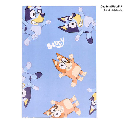 Set papeleria coloreable Bluey CERDÁ