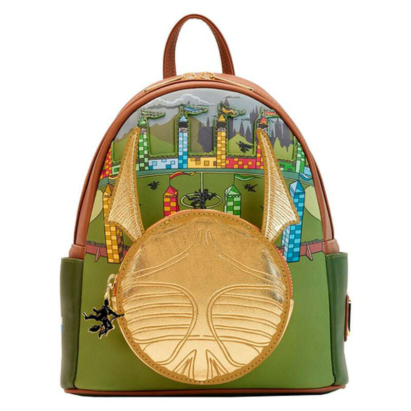 Mochila Snitch Dorada  Harry Potter Loungefly 26cm LOUNGEFLY