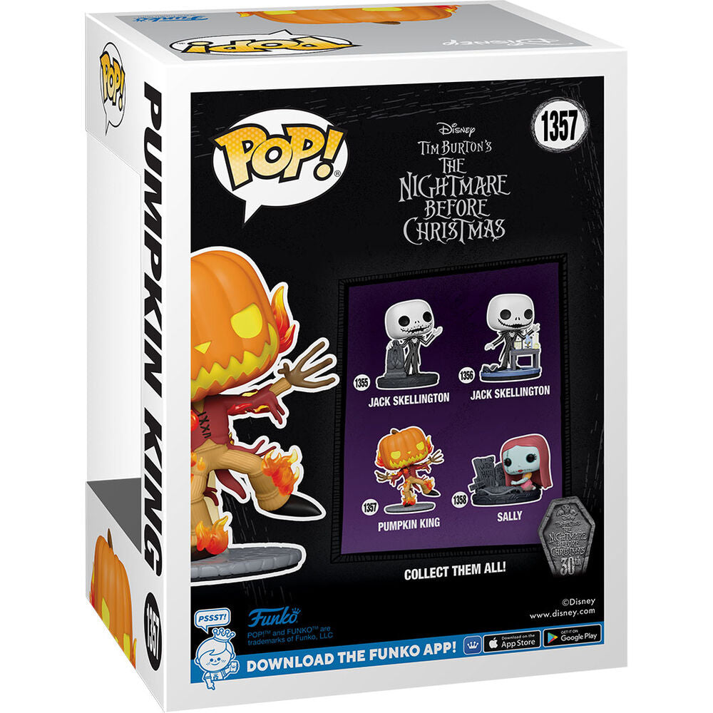 Figura POP Disney Pesadilla Antes de Navidad 30th Anniversary Pumpkin King FUNKO