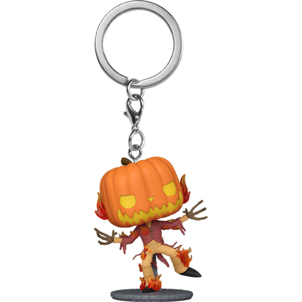 Llavero Pocket POP Disney Pesadilla Antes de Navidad 30th Anniversary Pumpkin King FUNKO