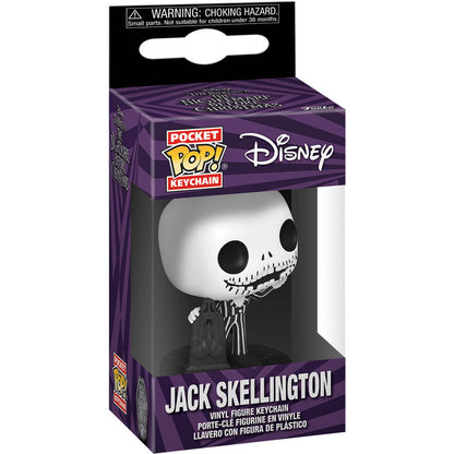 Llavero Pocket POP Disney Pesadilla Antes de Navidad 30th Anniversary Jack Skellington FUNKO