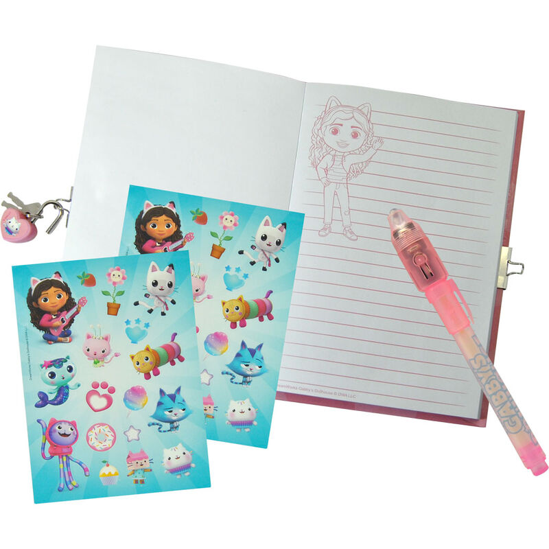 Diario boligrafo magico La Casa de Muñecas de Gabby KIDS LICENSING