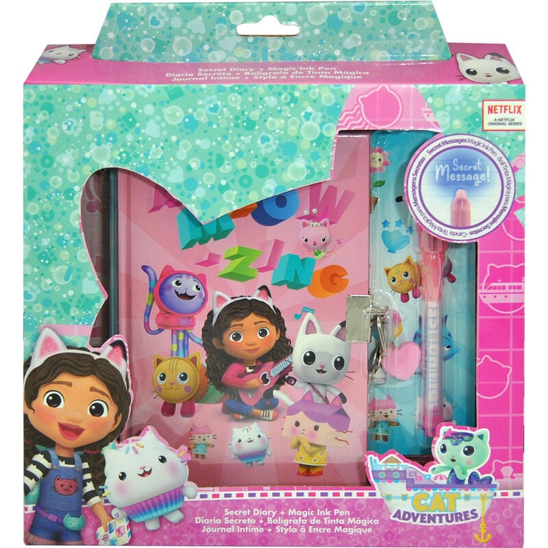 Diario boligrafo magico La Casa de Muñecas de Gabby KIDS LICENSING