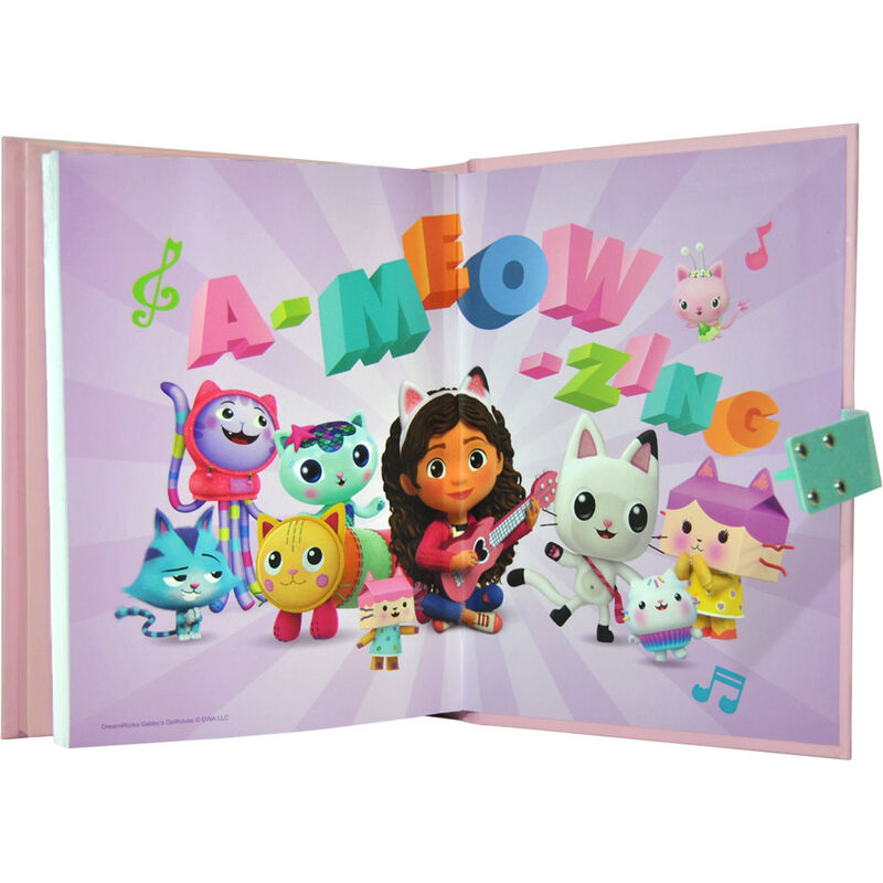 Diario secreto La Casa de Muñecas de Gabby sonido KIDS LICENSING