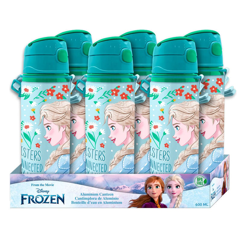 Cantimplora aluminio Frozen Disney 600ml KIDS LICENSING
