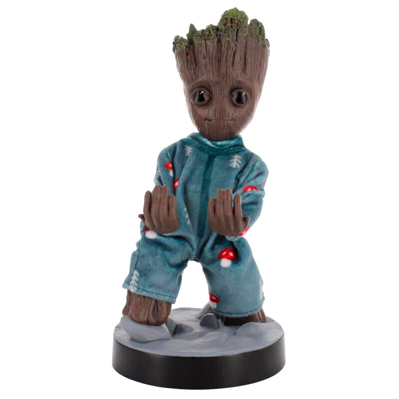 Cable Guy soporte sujecion Groot en Pijama Guardianes de la Galaxia Marvel 20cm EXQUISITE GAMING