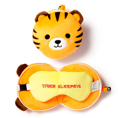 Almohada viaje antifaz Tigre Adoramals Relaxeazzz PUCKATOR
