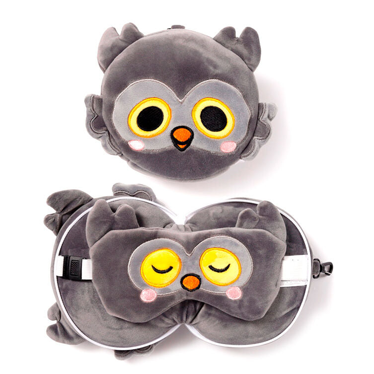 Almohada viaje antifaz Buho Winston Adoramals Relaxeazzz PUCKATOR