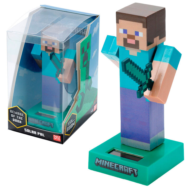 Muñeco solar Steve Minecraft PUCKATOR