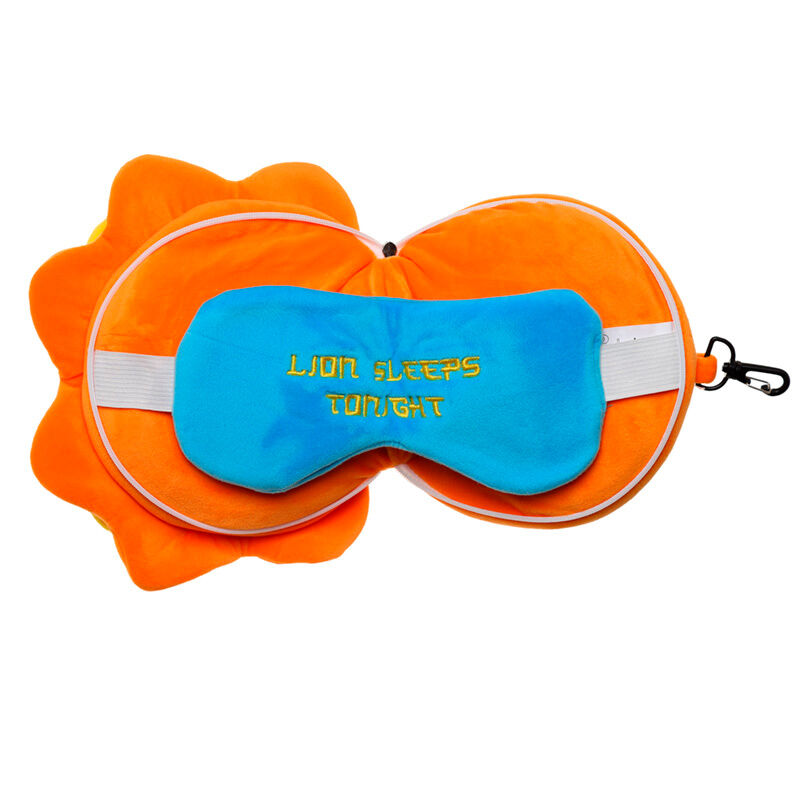 Almohada viaje antifaz Leon Adoramals Relaxeazzz PUCKATOR