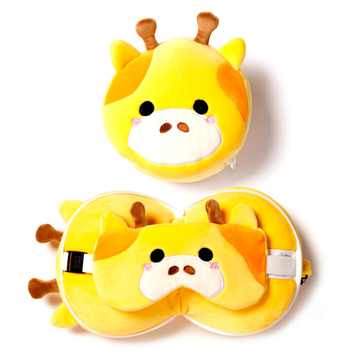 Almohada viaje antifaz Jirafa Relaxeazzz PUCKATOR