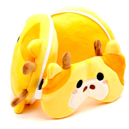 Almohada viaje antifaz Jirafa Relaxeazzz PUCKATOR