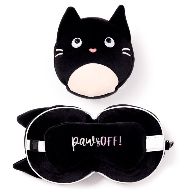 Almohada viaje antifaz Gato Feline Fine Relaxeazzz PUCKATOR
