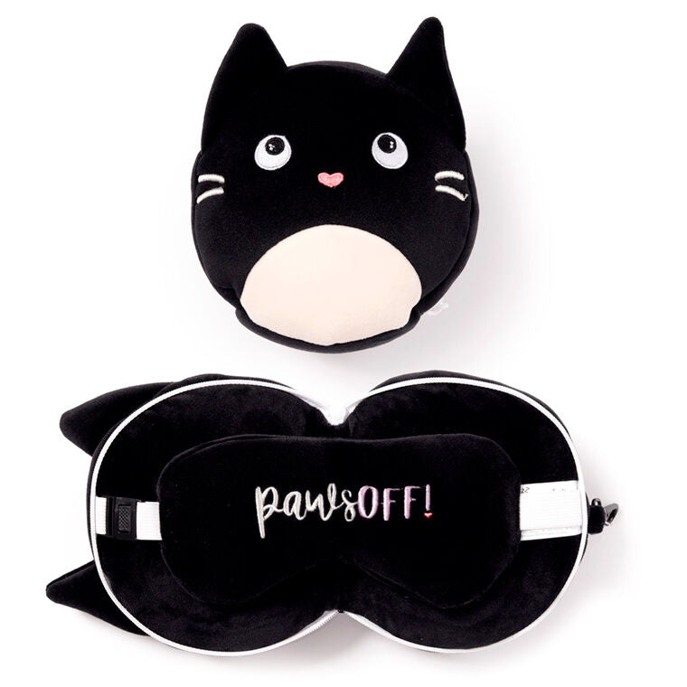 Almohada viaje antifaz Gato Feline Fine Relaxeazzz PUCKATOR