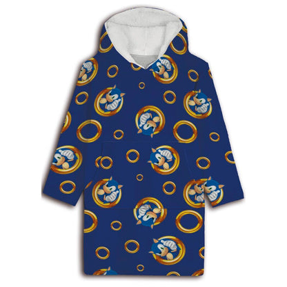 Bata sudadera oversize Sonic the Hedgehog coral adulto SEGA