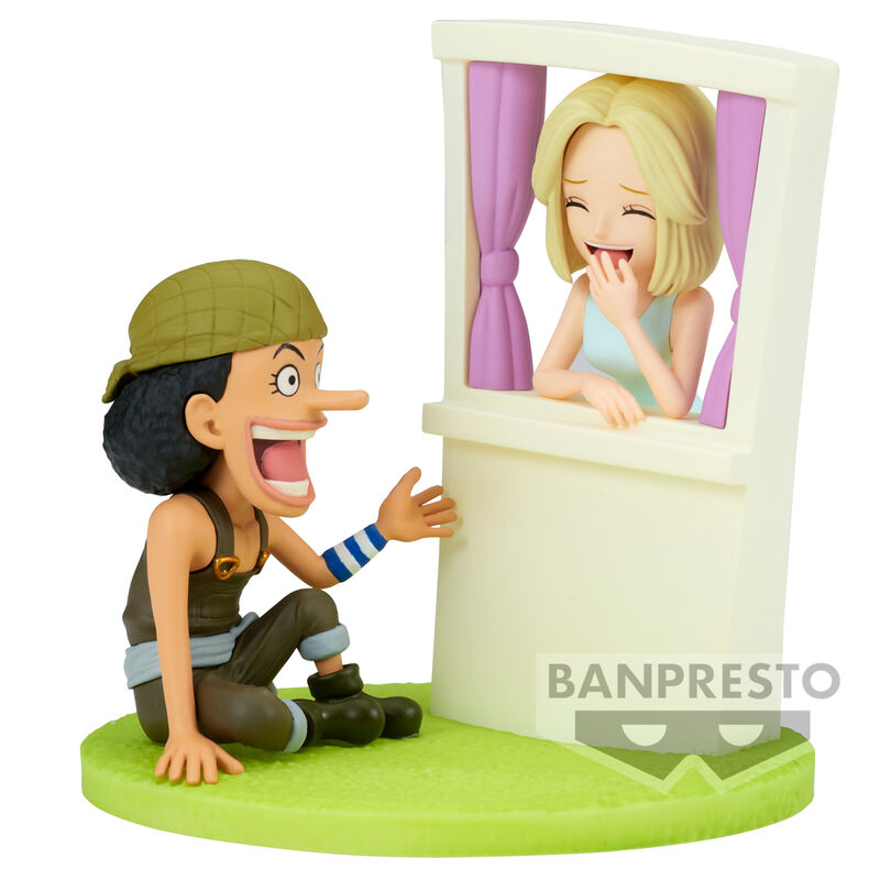 Figura Usopp & Kaya Log Stories One Piece 7cm BANPRESTO