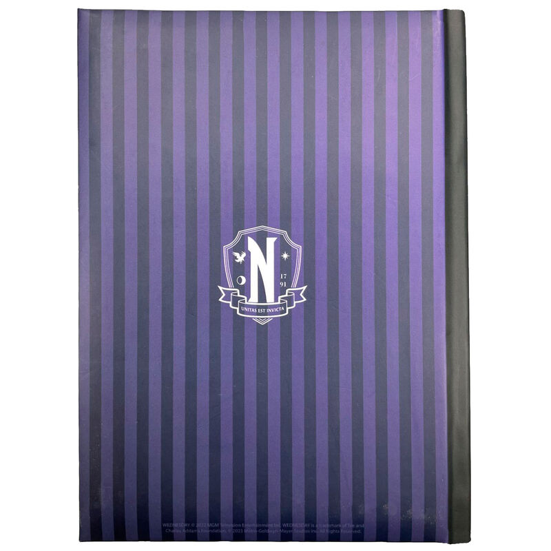 Cuaderno A5 Miercoles luz SD TOYS