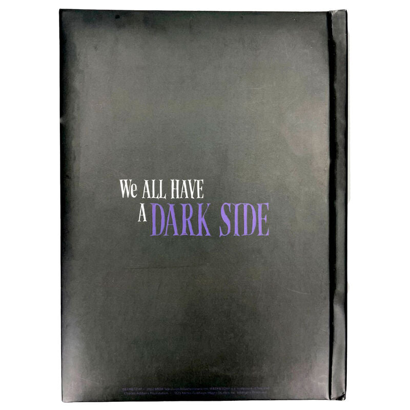 Cuaderno A5 Dark Side Miercoles luz SD TOYS