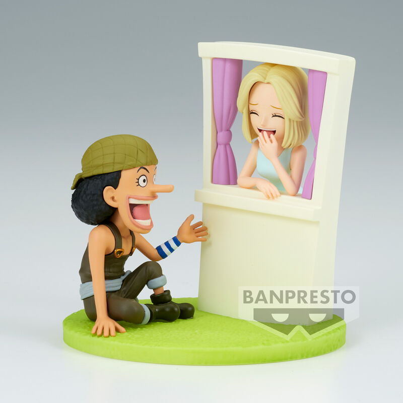 Figura Usopp & Kaya Log Stories One Piece 7cm BANPRESTO