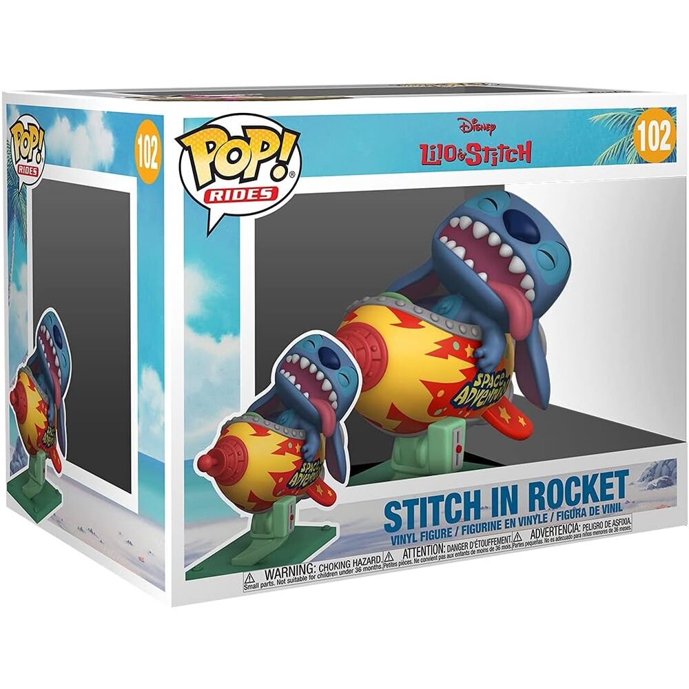 Figura POP Rides Super Deluxe Disney Lilo and Stitch - Stitch in Rocket FUNKO