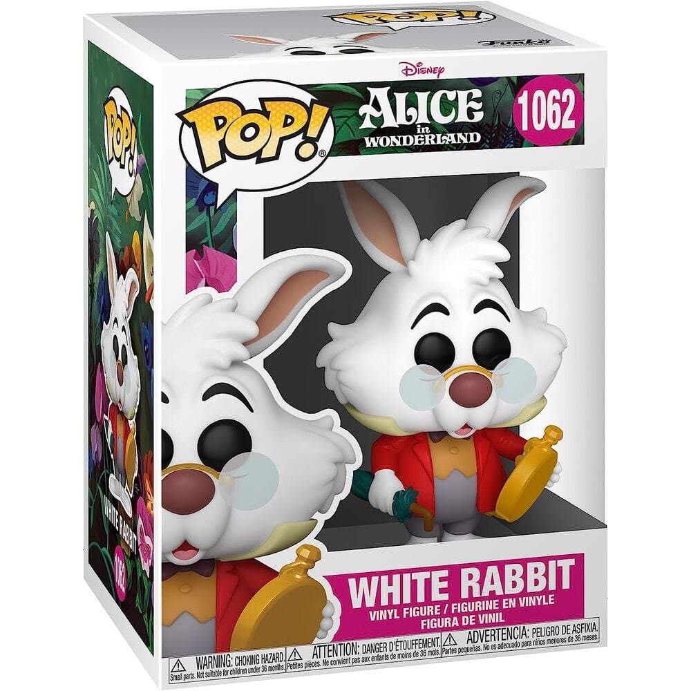 Figura POP Disney Alicia en el Pais de las Maravillas White Rabbit with Watch FUNKO