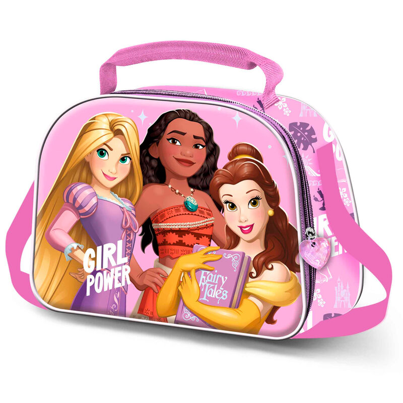Bolsa portameriendas 3D Princesas Disney KARACTERMANIA