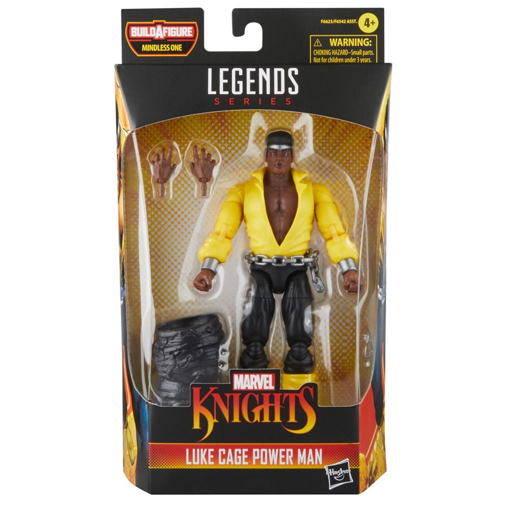 Figura Luke Cage Power Man Knights Legends Series Marvel 15cm HASBRO