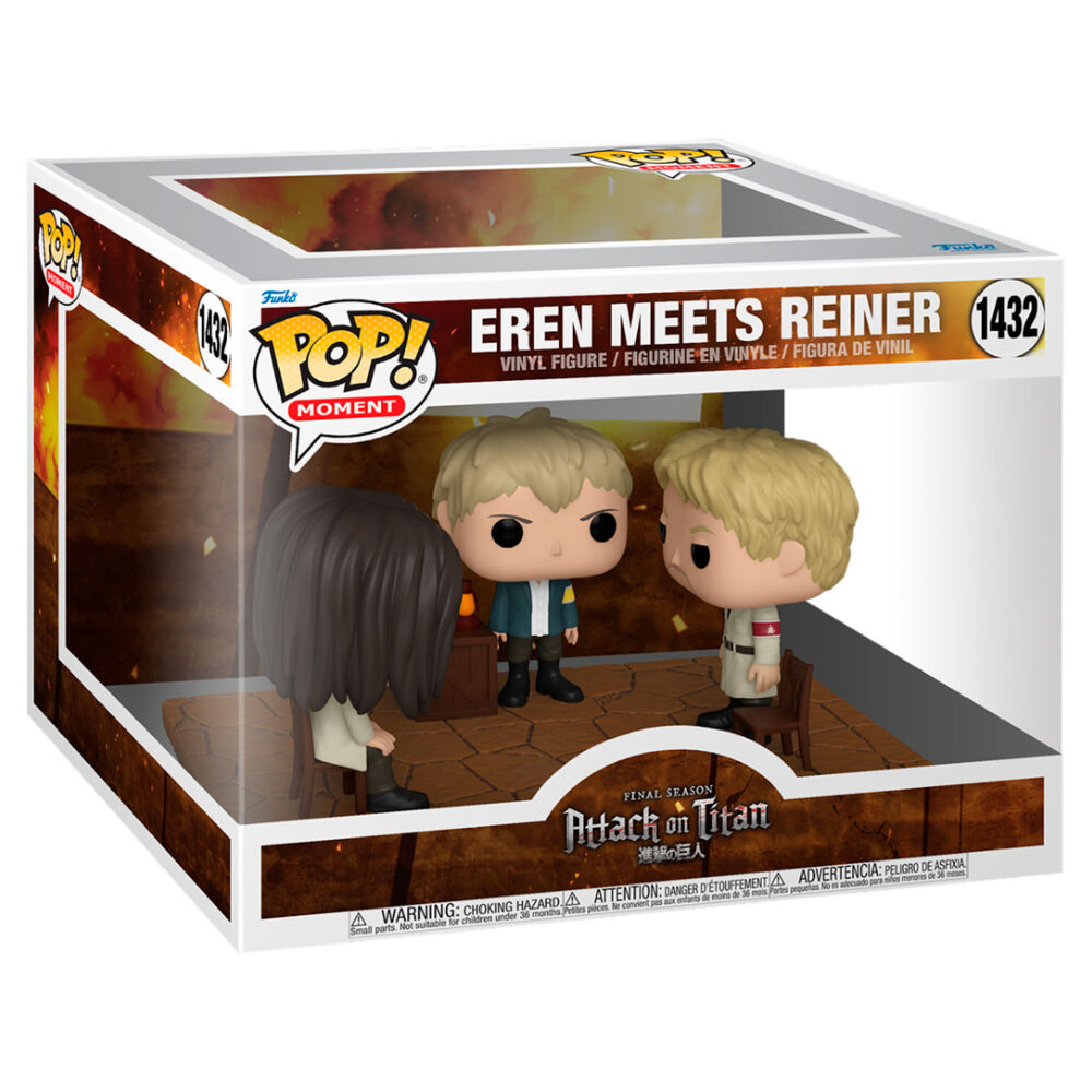Figura POP Moment Attack on Titan Eren Meets Reiner FUNKO