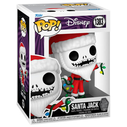 Figura POP Disney Pesadilla Antes de Navidad 30th Anniversary Santa Jack FUNKO