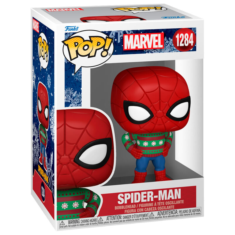 Figura POP Marvel Holiday Spiderman FUNKO