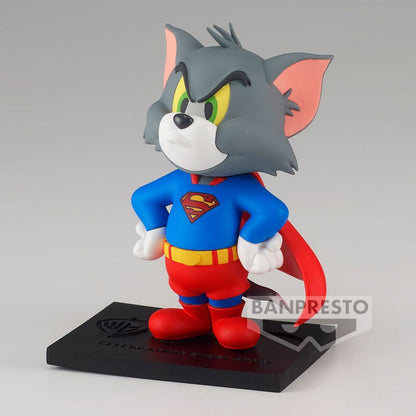 Figura Tom as Superman 100th Anniversary Warner Bross Tom and Jerry 8cm BANPRESTO
