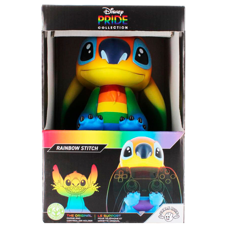 Cable Guy soporte sujecion figura Rainbow Stitch Disney 20cm EXQUISITE GAMING