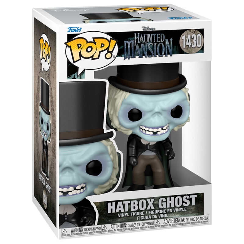 Figura POP Disney Haunted Mansion Hatbox Ghost FUNKO