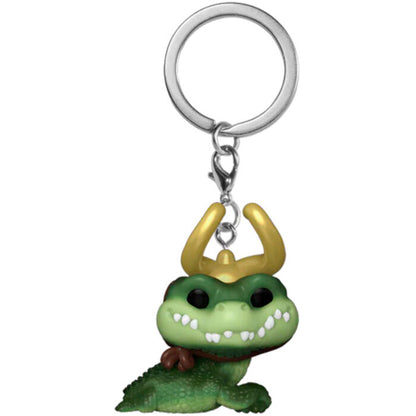 Llavero Pocket POP Marvel Loki Alligator Loki FUNKO