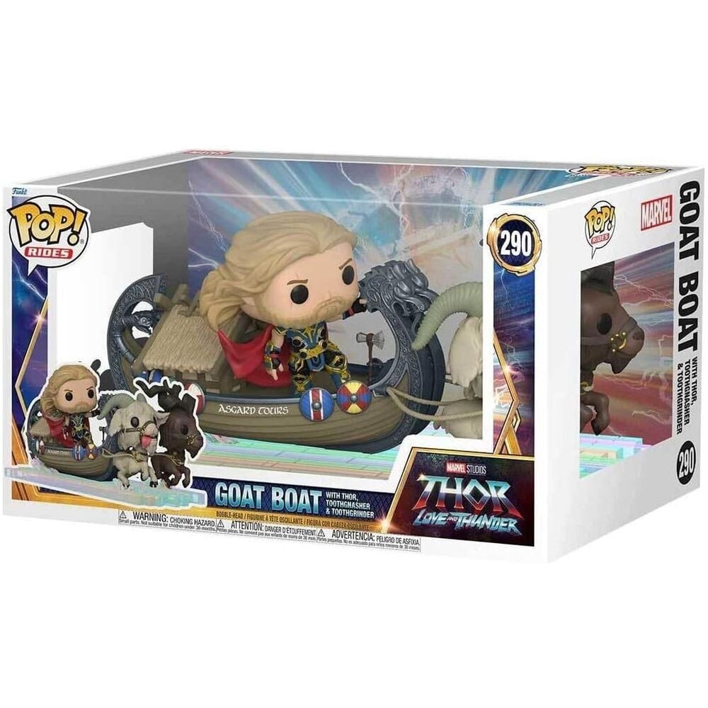 Figura POP Marvel Thor Love and Thunder Thor Goat Boat FUNKO