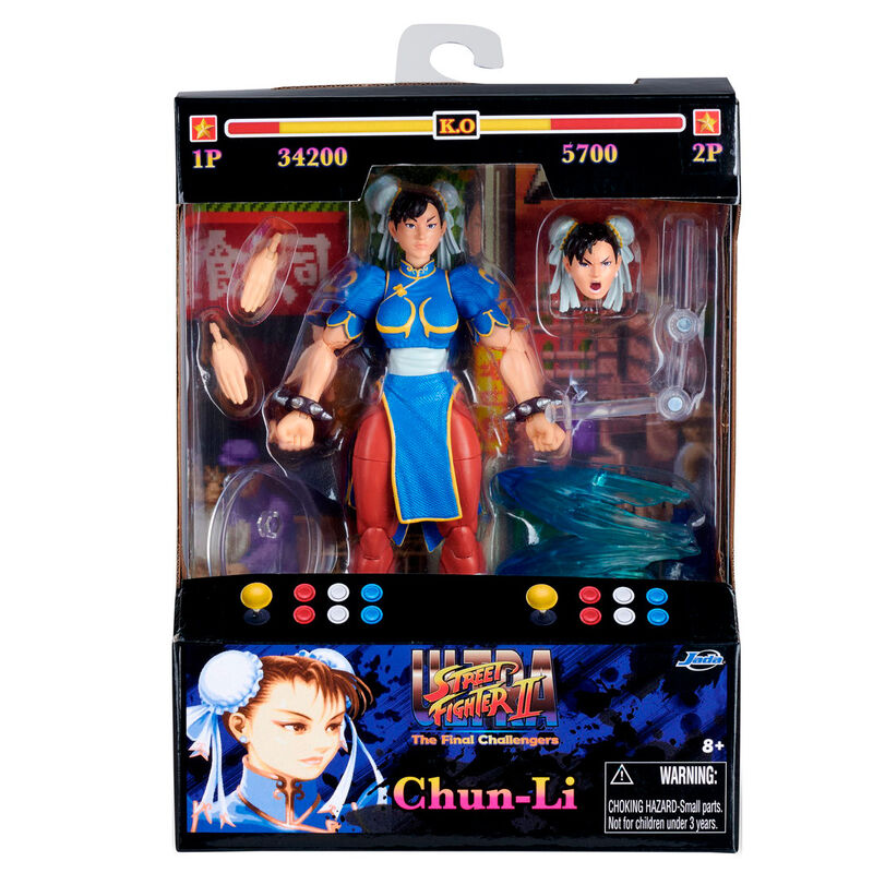 Figura Chun-Li Street Fighter II 15cm JADA TOYS