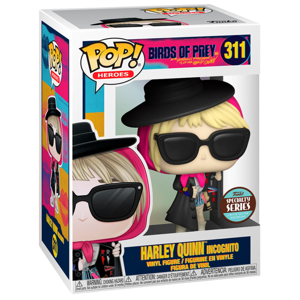 Figura POP Birds of Prey Harley Quinn Incognito Exclusive FUNKO