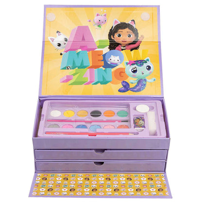 Maletin papeleria coloreable La Casa de Muñecas de Gabby CERDÁ
