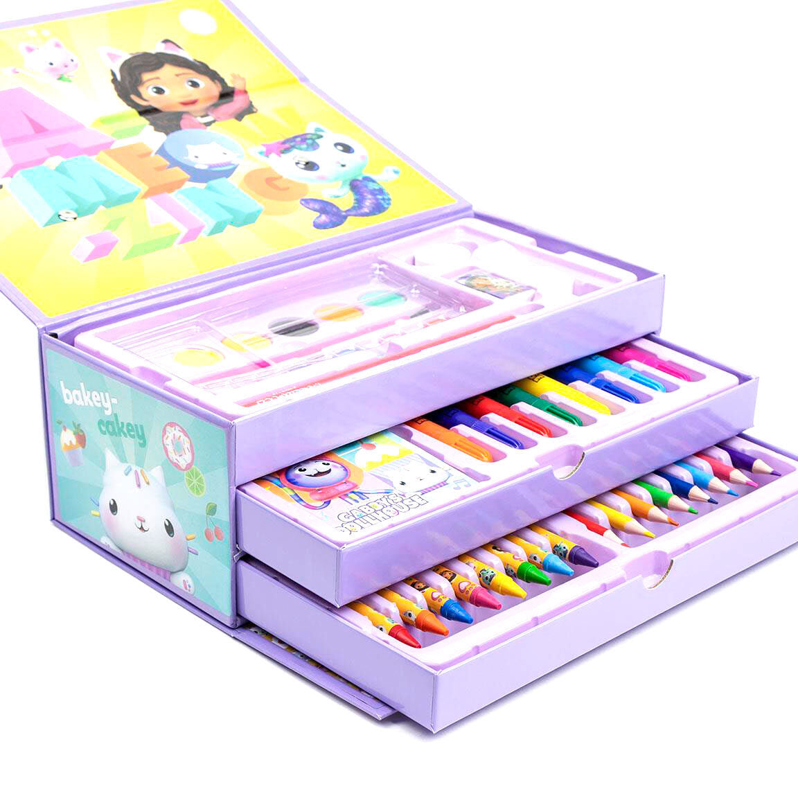 Maletin papeleria coloreable La Casa de Muñecas de Gabby CERDÁ