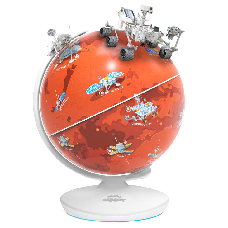 Globo terraqueo interactivo Planeta Marte ingles PLAYSHIFU
