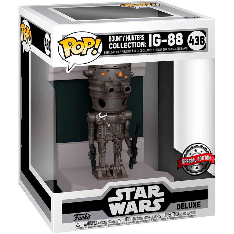 Figura POP Deluxe Star Wars Bounty Hunters IG-88 Exclusive FUNKO