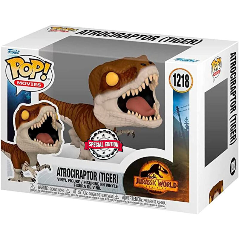 Figura POP Jurassic World Atrociraptor Tiger Exclusive FUNKO