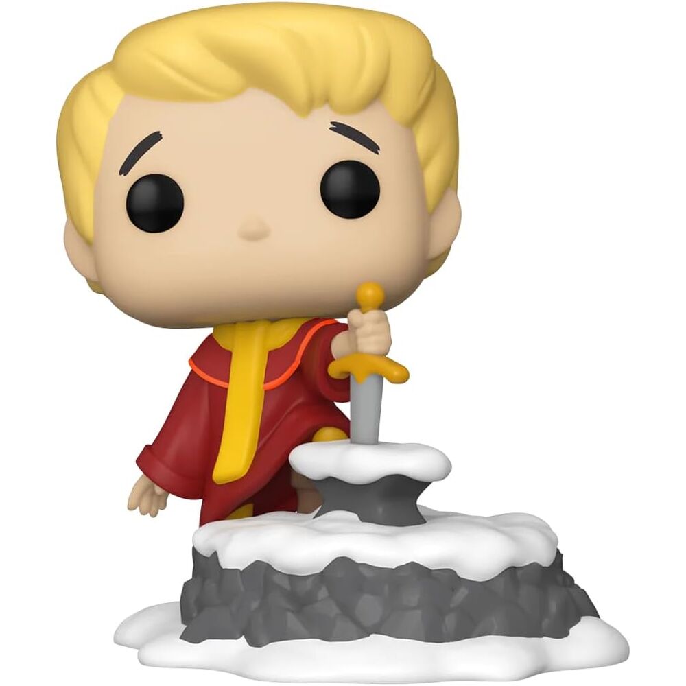 Figura POP Deluxe Disney La espada en la piedra Arthur Pulling Excalibur Exclusive FUNKO