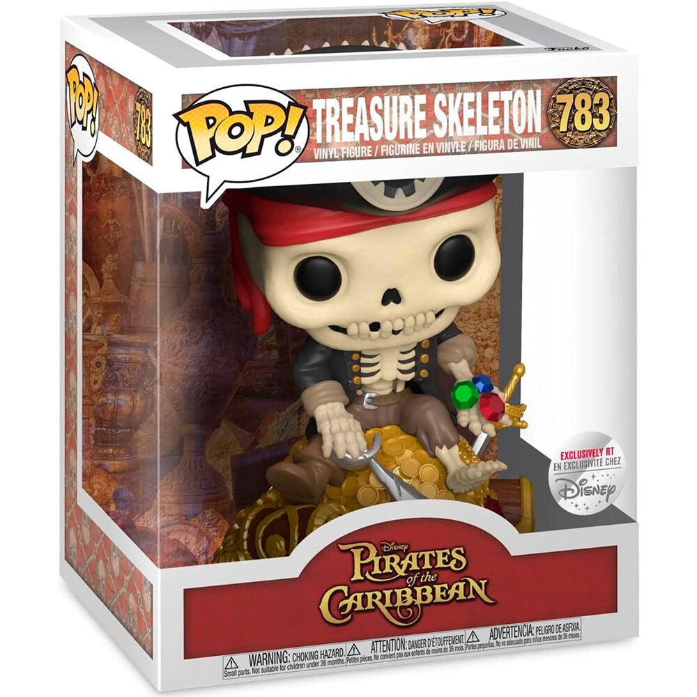 Figura POP Deluxe Piratas del Caribe Treasure Skeleton Exclusive FUNKO
