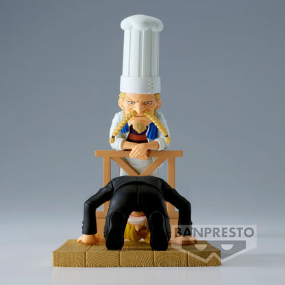 Figura world collectable Sanji & Zeff 2 WCF Log Series One Piece 8cm BANPRESTO