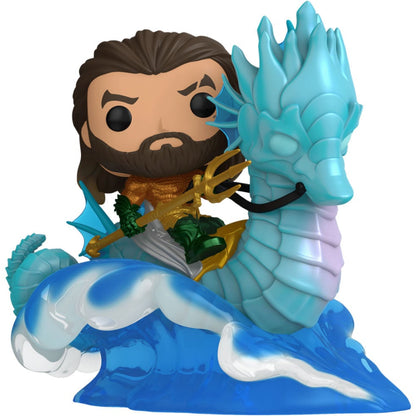 Figura POP Rides Deluxe DC Comics Aquaman y el Reino Perdido Aquaman on Storm FUNKO