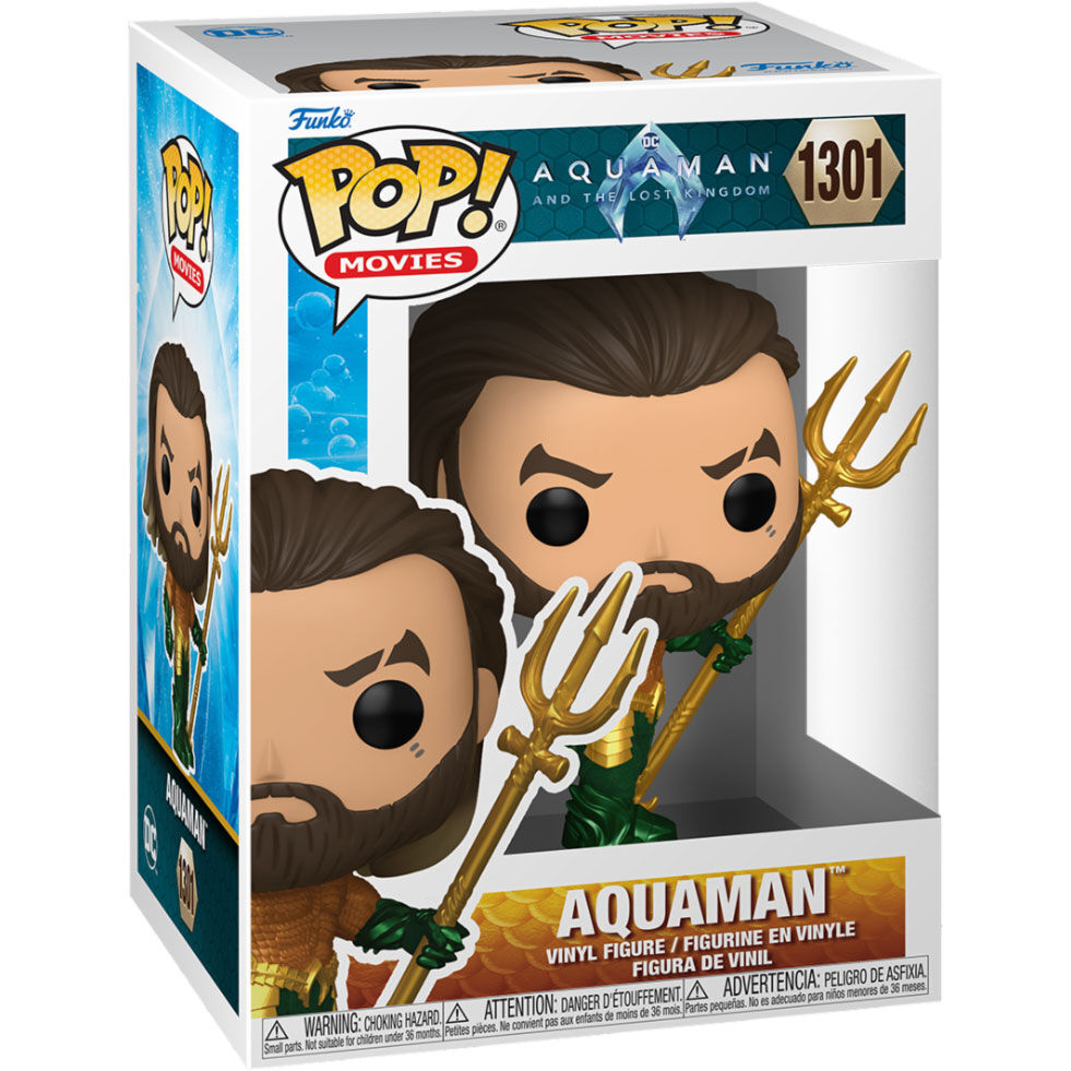 Figura POP DC Comics Aquaman y el Reino Perdido Aquaman FUNKO